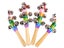 New Colorful Rainbow Hand Held Bell Stick Wooden Percussion Musical Toy For KTV Carousel 1