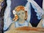 Jesus and Angels | Original Mixed Media Illustration on Canvas $1 RESERVE WEEK! Carousel 15