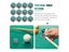 12Pcs Cue Stick Wiping Powder Pool Table Cue Chalk Billiards Playing Carousel 6