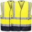 Portwest 2 Pack Hi Vis Contrast Safety Work Vest Reflective Tape Bulk Yellow ... Carousel 1