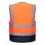 Portwest 2 Pack Hi Vis Contrast Safety Work Vest Reflective Tape Bulk Orange ... Carousel 4