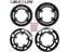 BUCKLOS Road Bike Chainring 110 BCD Chainring 4Hole 5Hole 34/36/39/50/52/53T Carousel 3