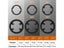BUCKLOS Road Bike Chainring 110 BCD Chainring 4Hole 5Hole 34/36/39/50/52/53T Carousel 4