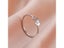 COOLTIME Initial Letter Ring For Women Stainless Steel A-Z Alphabet Double Carousel 4
