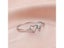 COOLTIME Initial Letter Ring For Women Stainless Steel A-Z Alphabet Double Carousel 5