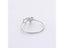 COOLTIME Initial Letter Ring For Women Stainless Steel A-Z Alphabet Double Carousel 8