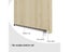 38" Hidden Sliding Barn Door Hardware Track Kit Floating Soft Closing Interior Carousel 6