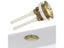 1pcs 38mm Brushed Brass Gold Toilet Flush Cistern Button Close Coupled Toilet Carousel 3