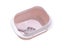 Kitten Potty Toilet Open Top Pet Litter Tray Large Space Bedpan Cat Litter Tray Carousel 1