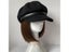 80% Woolen 54-60cm Large Head Circumference Black Retro Short-brimmed Octagonal Carousel 3