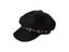 80% Woolen 54-60cm Large Head Circumference Black Retro Short-brimmed Octagonal Carousel 1
