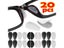 20/2PCS Silicone Glasses Nose Pads Soft Non Slip Air Cushion Nose Holder Carousel 3