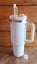 40oz Stanley Dupe in White Carousel 1