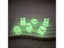 A Set Of Six Resin Cute Glow-In-The-Dark Piggy Ornament DIY Keychain Carousel 4