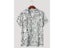 Men's Shirt Tops Cute Graffiti Print Lapel Bowling Shirt Short Sleeve Casual Carousel 1
