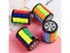 Creative 3D Rotating Slid Cube Puzzle Color Tower Decompression Novel Cube Carousel 8