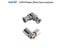 10PCS Plastic/Metal Universal Joint 3L For Legoeds Bricks MOC Power Functions Carousel 3