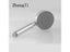Zhang Ji Bathroom Adjustable 5 Jettings Shower Head Water Saving Multifunction Carousel 1