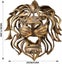 Lion Head Wall Decor, Large Lion Head Wall Mounted Art Sculpture Carousel 3