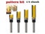 1/4in Shank Template Trim Hinge Mortising Router Bit Straight End Mill Trimmer Carousel 3