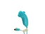 Blue Motion Based Wired Nunchuck Controller For Nintendo Wii Console Video Game Carousel 4