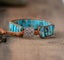 Stunning Aqua Jasper Tubestone Cuff Bracelet Carousel 1