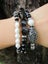 3 piece set - Black Onyx, Agate, Baroque Freshwater Pearl Energy Mala Bracelets Carousel 4