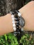 3 piece set - Black Onyx, Agate, Baroque Freshwater Pearl Energy Mala Bracelets Carousel 7