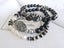 3 piece set - Black Onyx, Agate, Baroque Freshwater Pearl Energy Mala Bracelets Carousel 8