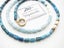 Aquamarine, Apatite and Mother Of Pearl Necklace in 18K findings Carousel 4