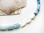 Aquamarine, Apatite and Mother Of Pearl Necklace in 18K findings Carousel 8