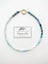 Aquamarine, Apatite and Mother Of Pearl Necklace in 18K findings Carousel 11