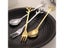 1-8Pcs Leaves Coffee Spoons Creative Stainless Steel Dessert Ice Cream Scoop Carousel 4