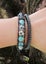 Aqua Blue Mix Jasper Single Beaded Wrap Bracelet Carousel 4