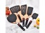 5 Pcs/set Cooking Spatulas Turner Silicone Hollow Out Wide Nonstick Egg Pancake Carousel 6
