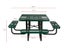 Picnic Table Square 8 Seater Commercial - Green Carousel 3