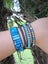 Blue Jasper Tubestone Leather Wrap Bracelet Carousel 4