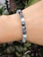 Aqua Blue Tourmaline Gemstone Bracelet in Stainless Steel Findings Carousel 3
