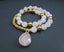 27 Bead Mala - Natural Pink Quartz Mala Bracelet Carousel 5