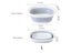 Multi-purpose Folding Wash Basin Portable Laundry Tub Hanging Bathroom Sink Carousel 1