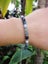 Aqua Blue Tourmaline Gemstone Bracelet in Stainless Steel Findings Carousel 4