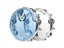 10In/8in Hand Held Metal Tambourine Drum Musical Instrument KTV / Party/ Carousel 6