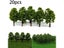 20Pcs 8CM Mini Model Trees Micro Landscape Decor Train Layout Accessories DIY Carousel 1