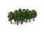 20Pcs 8CM Mini Model Trees Micro Landscape Decor Train Layout Accessories DIY Carousel 7