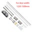 Hidden Wooden Door Ghost Door Track Hardware Sliding Door Slide Rail Kit 80kg Carousel 1