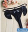 Men's Sexy Underwear Cartoon Elephant Design BLACK Carousel 2