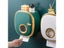 Golden Bathroom Shelf Storage Box Punch-Free Wall-Mounted Toilet Paper Holder Carousel 7