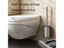 Bathroom Toilet Brush Holder Cleaning Tools Space Aluminum Wall Mounted No Carousel 6