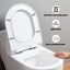 Toilet Seat Bumper Anti Slip Shockproof Toilet Lid Cushion Anti-collision Carousel 8
