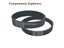 HTD5M Timing Belt Length 385 390 395 400 405 410 415 420 425 430 435 440 445 Carousel 5